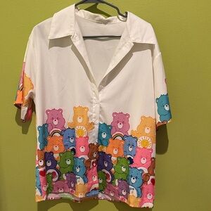 Colorful Bear Print Kids Shirt